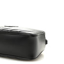 Calfskin Matelasse Monogram Monochrome Lou Camera Bag Black
