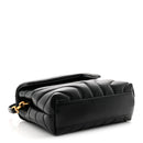 Calfskin Y Quilted Monogram Toy Loulou Crossbody Bag Black