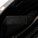 Calfskin Y Quilted Monogram Medium Loulou Chain Satchel Black
