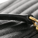 Grain De Poudre Matelasse Monogram Mini Lou Camera Bag Black