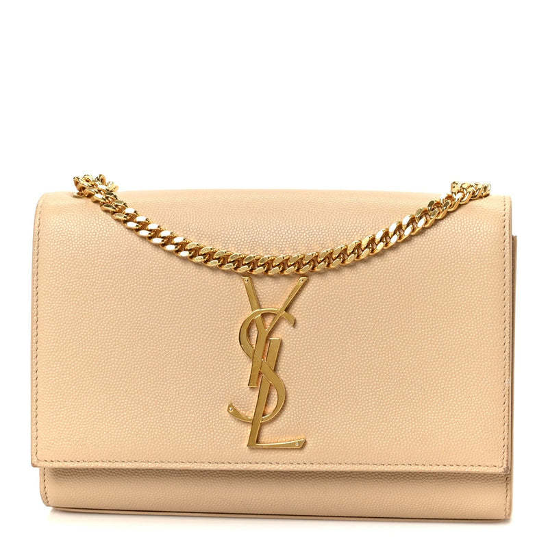 Grain De Poudre Medium Monogram Kate Satchel Nude Powder