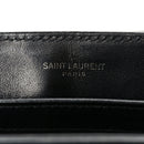 Calfskin Y Quilted Monogram Monochrome Toy Loulou Crossbody Bag Black