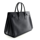 Calfskin Large Sac de Jour Carryall Navy Blue