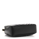 Calfskin Matelasse Monogram Lou Camera Bag Black