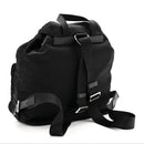 Tessuto Nylon Saffiano Medium Backpack Black