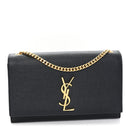 Grain De Poudre Small Monogram Kate Satchel Black
