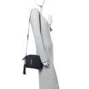 Calfskin Matelasse Monogram Lou Camera Bag Navy