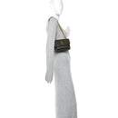 Grained Lambskin Monogram Mini Niki Chain Satchel Light Musk