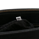 Saffiano Lux Medium Galleria Double Zip Black Black