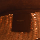 Raffia Calfskin Le 5 A 7 Small Hobo Natural Brick