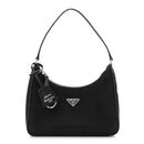 Tessuto Nylon Saffiano Mini Re-Edition 2005 Bag Black