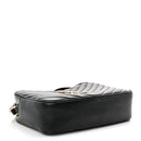 Calfskin Matelasse Monogram Lou Camera Bag Black