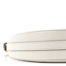 Soft Calfskin Arque Shoulder Bag White