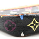 Monogram Multicolor Pochette Accessories Black