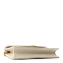 Grain De Poudre Matelasse Chevron Monogram Envelope Chain Wallet Crema Soft