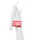 Grain De Poudre Medium Classic Monogram Kate Tassel Satchel Rouge Eros