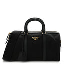 Re-Nylon Saffiano Medium Re-Edition 1978 Top Handle Bag Black