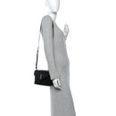 Calfskin Y Quilted Monogram Toy Loulou Crossbody Bag Black