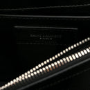 Calfskin Y Quilted Monogram Small Loulou Chain Satchel Black