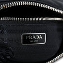 Nylon Tessuto Impuntu Quilted Crossbody Bag Black