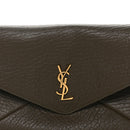 Grained Lambskin Large Cassandre Envelope Pouch Light Musk