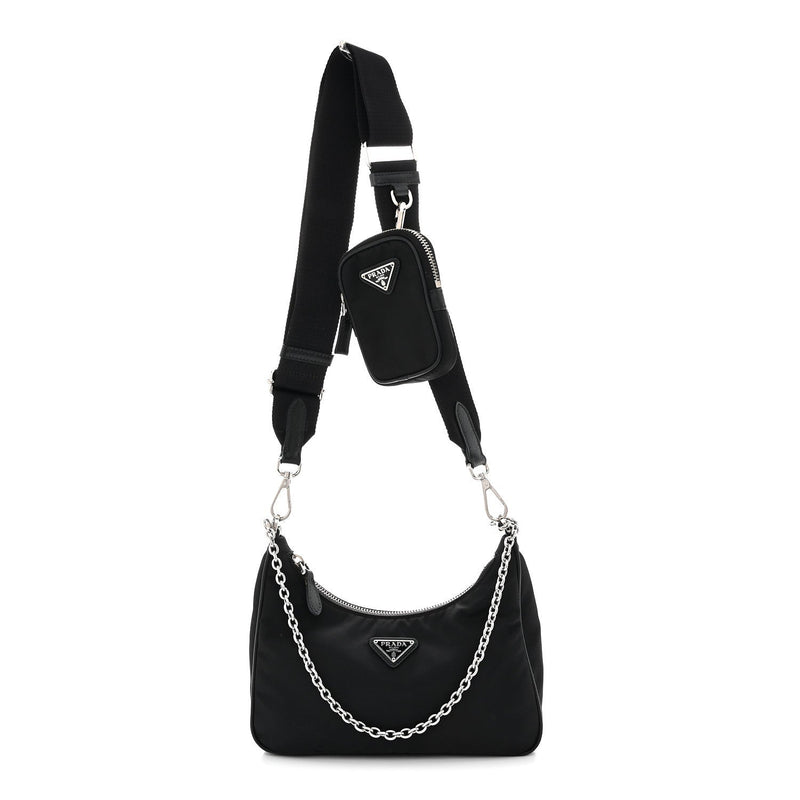 Nylon Re-Edition 2005 Shoulder Bag Black