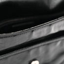 Crinkled Calfskin Monogram Medium Niki Chain Satchel Black
