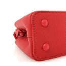 Taurillon Mini Capucines Monochrome Red