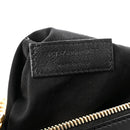 Calfskin Y Quilted Monogram Medium Loulou Chain Satchel Black