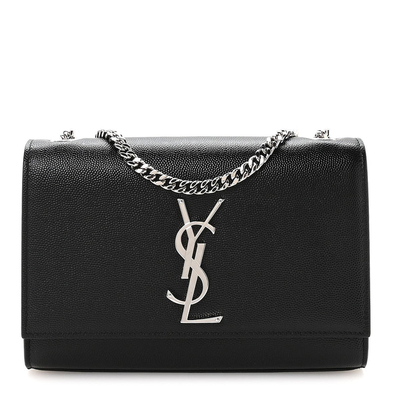 Grain De Poudre Small Monogram Kate Satchel Black