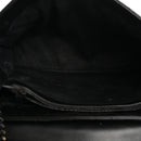 Calfskin Y Quilted Monogram Large Loulou Chain Satchel Black