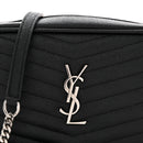 Grain De Poudre Matelasse Monogram Mini Lou Camera Bag Black