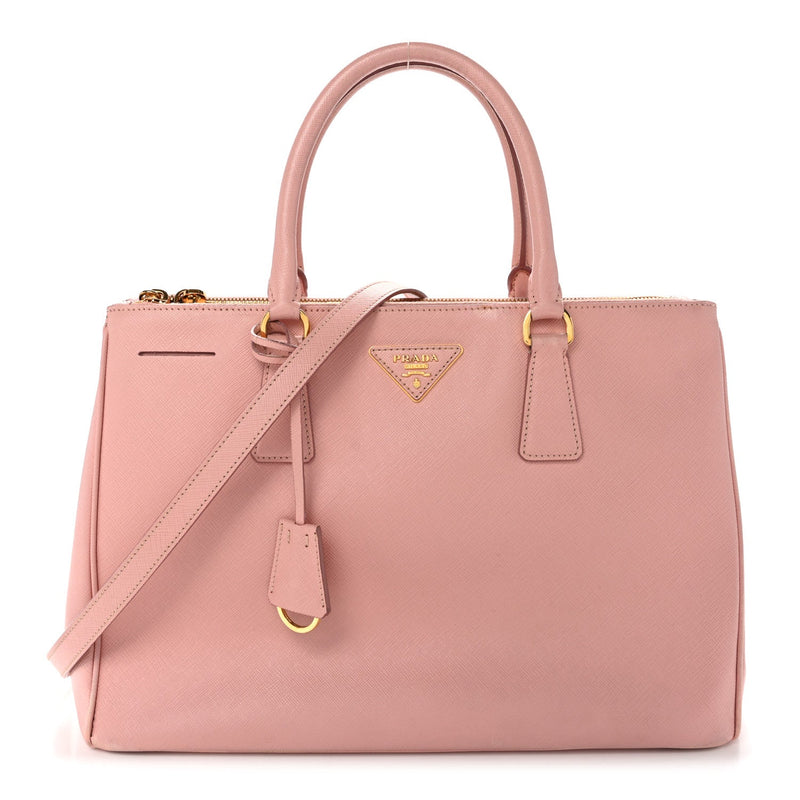 Saffiano Medium Galleria Double Zip Tote Orchidea