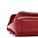 Lambskin Matelasse Monogram Medium Niki Chain Satchel Rouge Legion