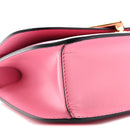 Box Calfskin Triangle Embleme Flap Shoulder Bag Begonia