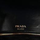 Saffiano Flap Shoulder Bag Black
