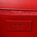 Smooth Calfskin Medium Classic Monogram Kate Tassel Satchel Lipstick Red