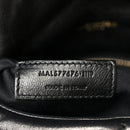 Lambskin Quilted Small Loulou Puffer Monogram Chain Satchel Black