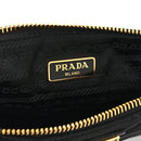 Re-Nylon Tessuto Impuntu Quilted Re-Edition 1995 Chaine Pouch Black