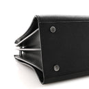 Grained Calfskin Small Sac De Jour Black