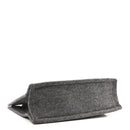Wool Calfskin Rive Gauche Tote Grey