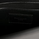 Calfskin Medium Heart Bolts Monogram Kate Satchel Black