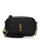 Grain De Poudre Matelasse Monogram Mini Lou Camera Bag Black