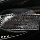 Calfskin Y Quilted Monogram Toy Loulou Crossbody Bag Black