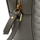 Calfskin Matelasse Monogram Lou Camera Bag Dusty Grey