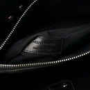 Grained Calfskin Embossed Python Small Sac De Jour Black
