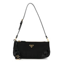 Re-Nylon Spazzolato Re-Edition 2002 Shoulder Bag Black