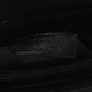 Calfskin Y Quilted Monogram Monochrome Toy Loulou Crossbody Bag Black