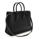 Grained Calfskin Small Sac De Jour Black