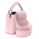Taurillon Marble Capucines Mini Pink